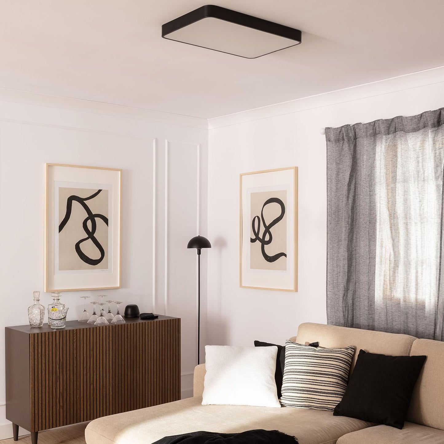 Plafón LED 40W Rectangular Metal 600x400 mm CCT Seleccionable Hidria