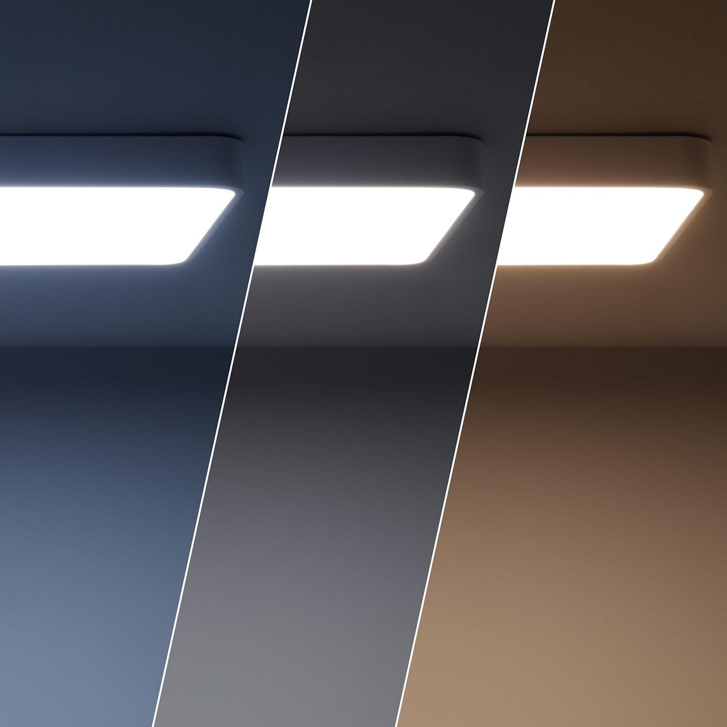 Plafón LED 40W Rectangular Metal 600x400 mm CCT Seleccionable Hidria