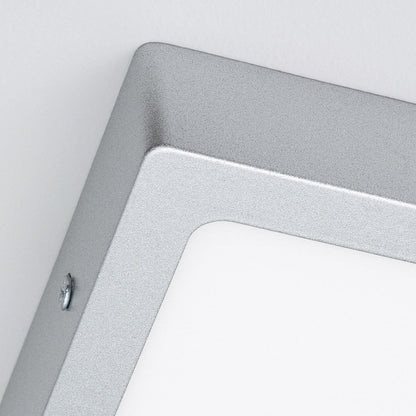 Plafón LED 6W Cuadrado Aluminio 105x105 mm Slim CCT Seleccionable Galán SwitchDimm