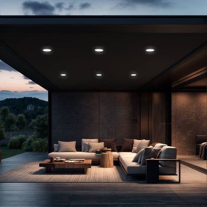 Plafón LED Exterior 24W Circular Ø220 mm Regulable