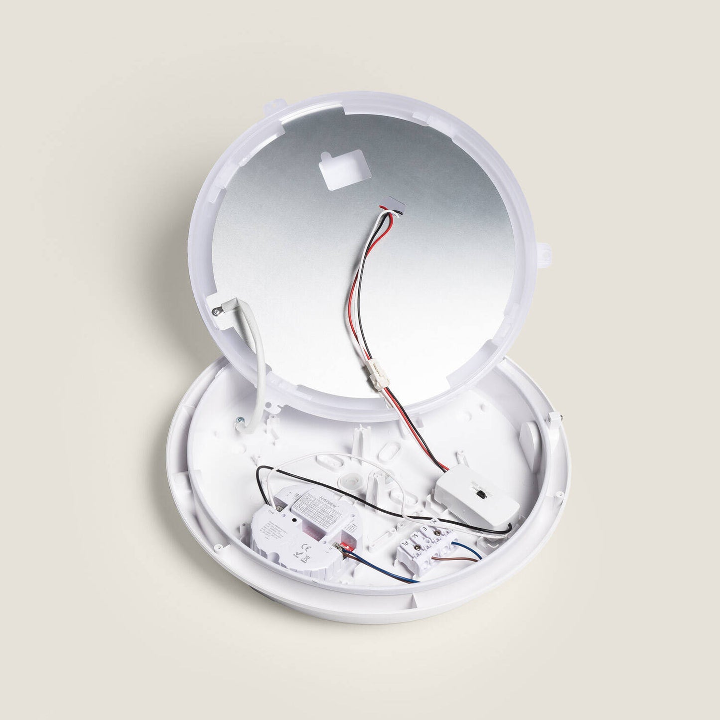 Plafón LED para Exterior 19-28W CCT Seleccionable Regulable Ø300 mm SwitchDimm
