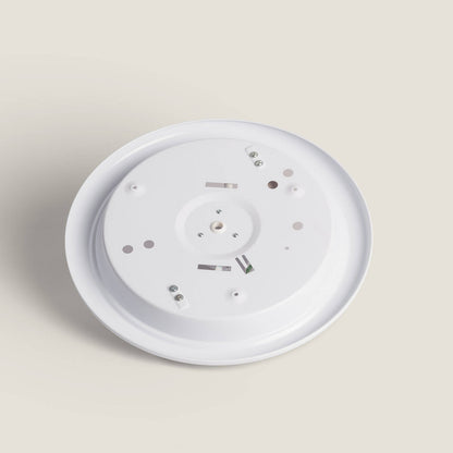 Plafón LED Techo 2x E27 Circular con Sensor de Movimiento PIR y Crepuscular Design