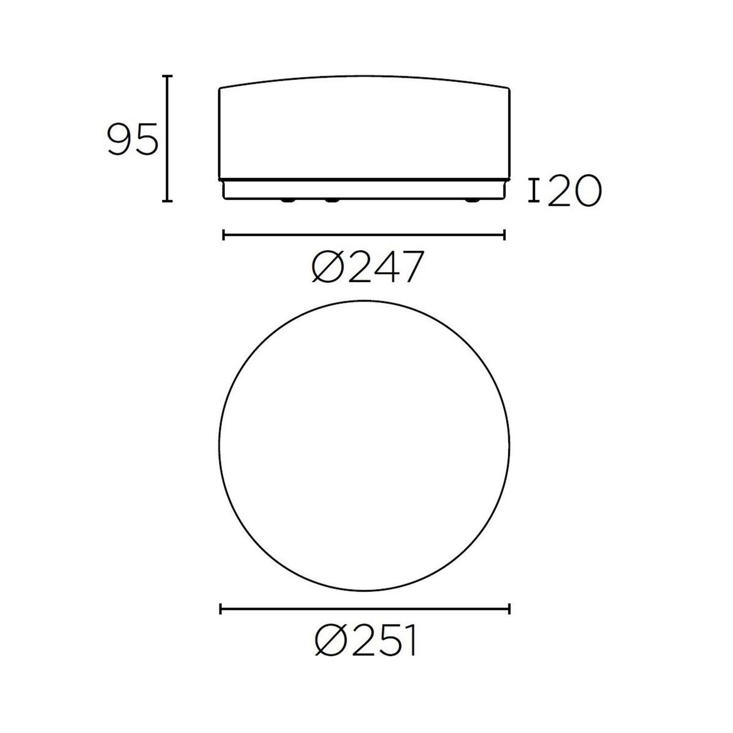 Plafón LED Vetro 24W LEDS-C4 05-7387-14-G5