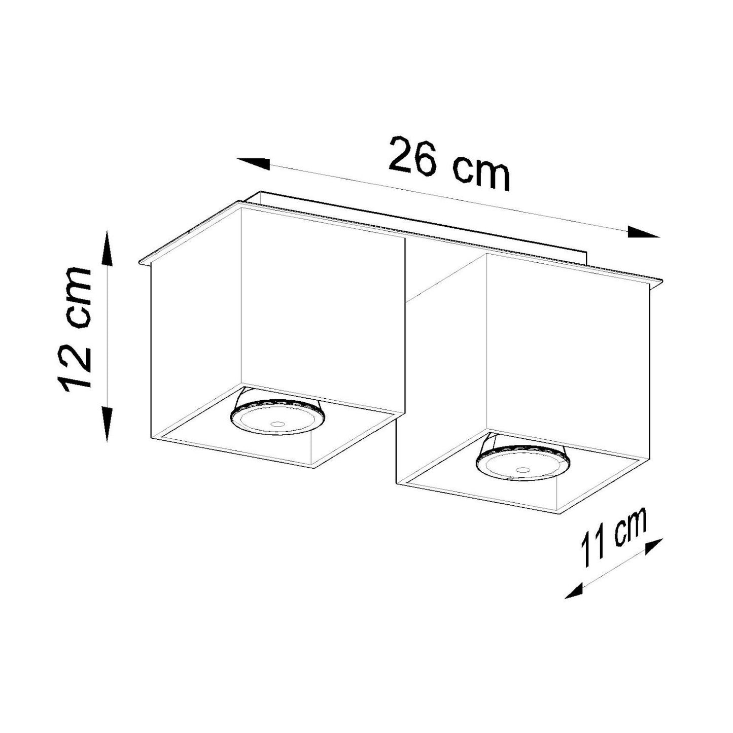 Plafón Quad 2 SOLLUX
