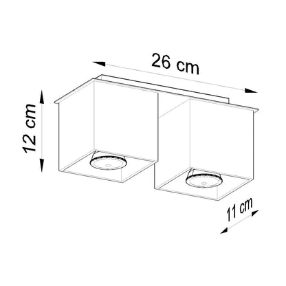 Plafón Quad 2 SOLLUX