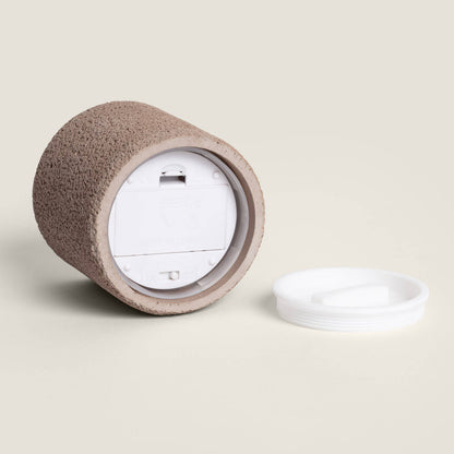 Set de 2 velas LED de Cera y Cemento Exterior Orena