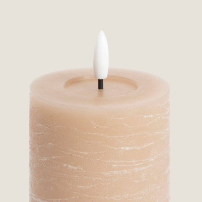Set de 3 Velas LED de Cera Cilíndricas Amara