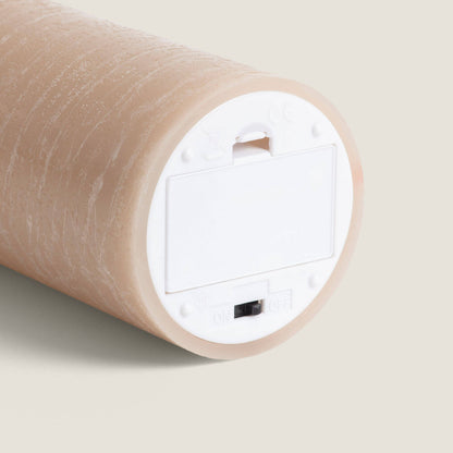 Set de 3 Velas LED de Cera Cilíndricas Amara