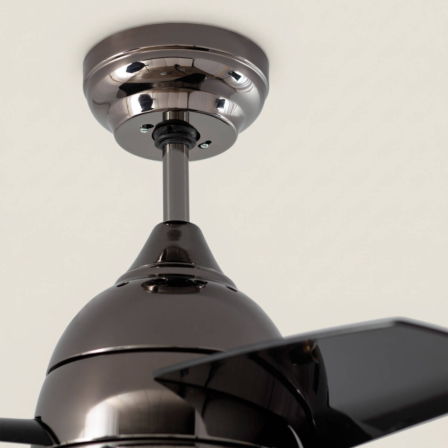 Ventilador de Techo LED Negro 66cm Modern