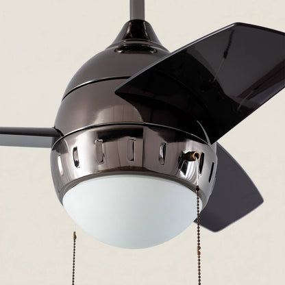 Ventilador de Techo LED Negro 66cm Modern