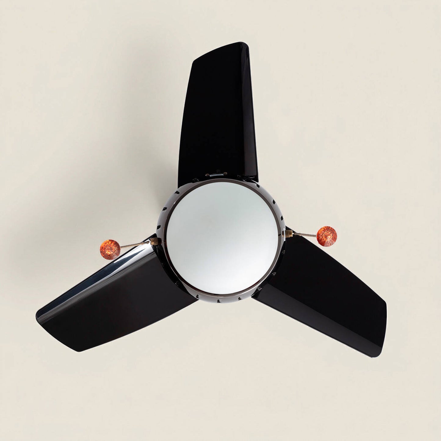 Ventilador de Techo LED Negro 66cm Modern