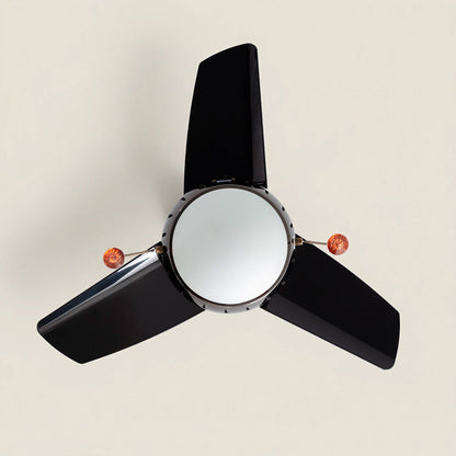 Ventilador de Techo LED Negro 66cm Modern
