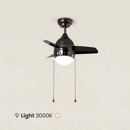 Ventilador de Techo LED Negro 66cm Modern