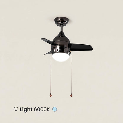 Ventilador de Techo LED Negro 66cm Modern