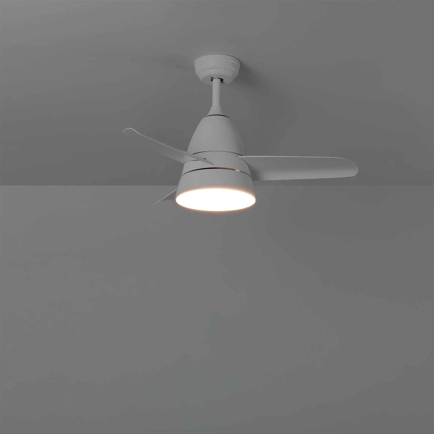 Ventilador de Techo Silencioso Industrial Blanco 91cm Motor DC