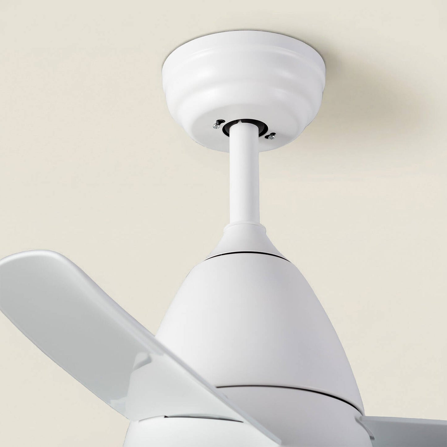 Ventilador de Techo Silencioso Industrial Blanco 91cm Motor DC