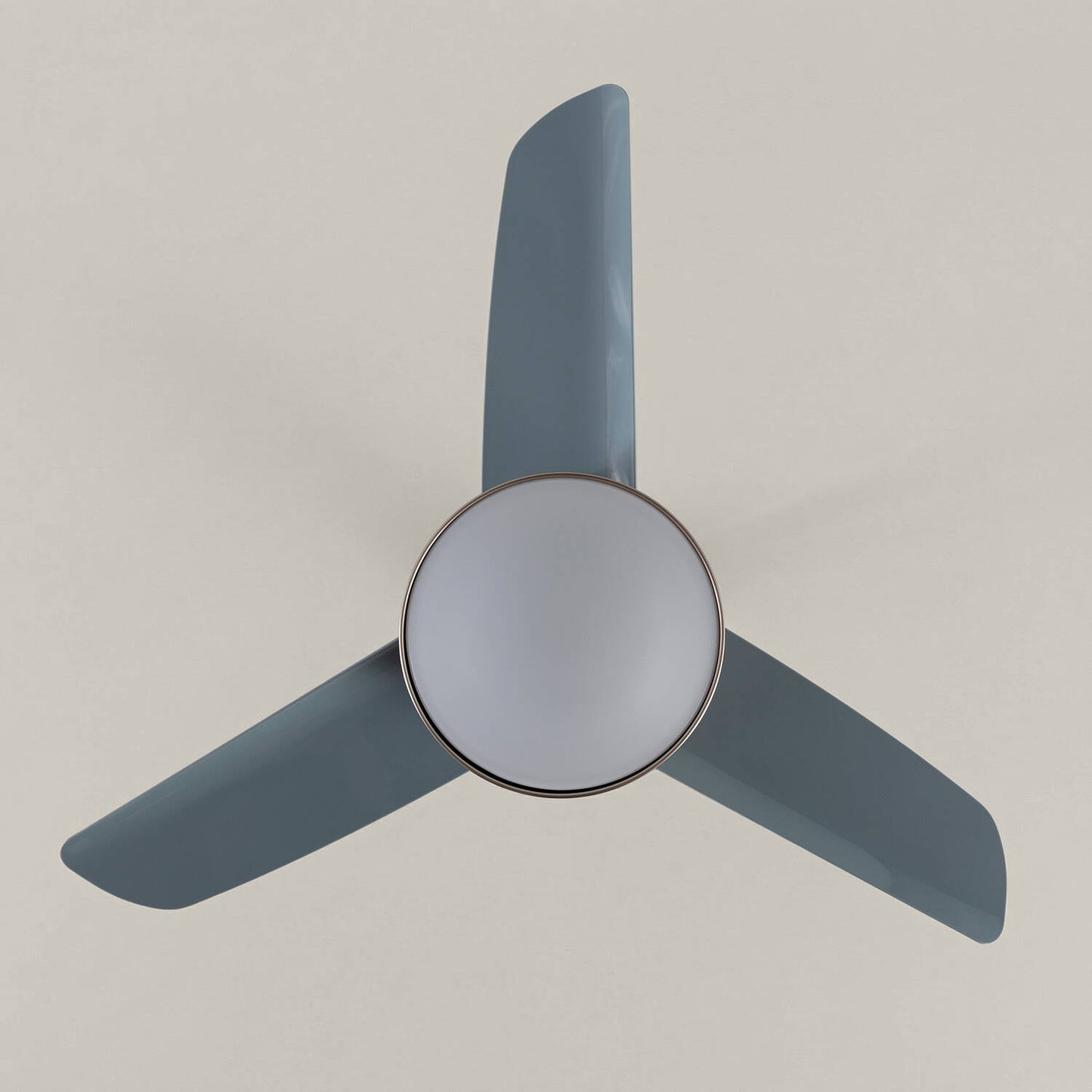 Ventilador de Techo Silencioso Industrial Plata 91cm Motor DC