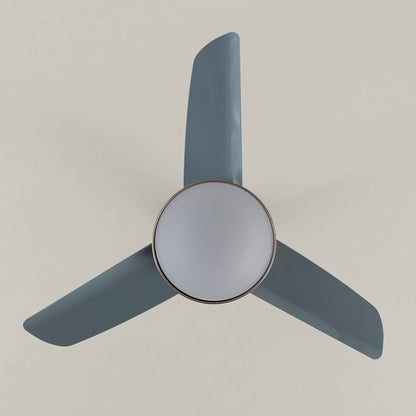 Ventilador de Techo Silencioso Industrial Plata 91cm Motor DC