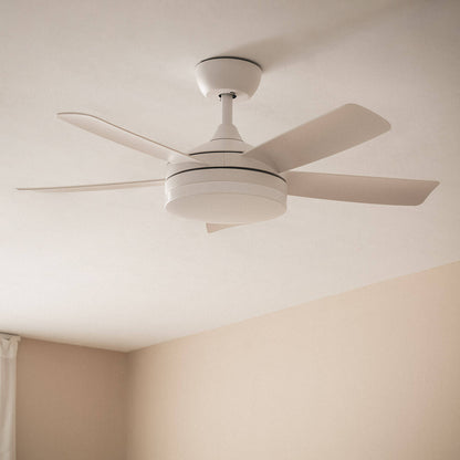 Ventilador de Techo Silencioso Patroclo Blanco 106cm Motor DC