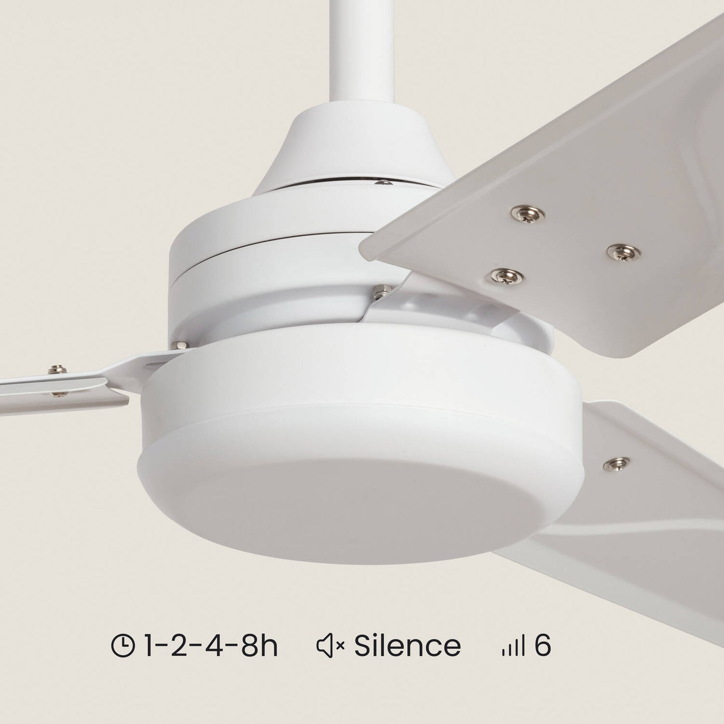 Ventilador de Techo Silencioso Vacker 105cm Motor DC para Exterior