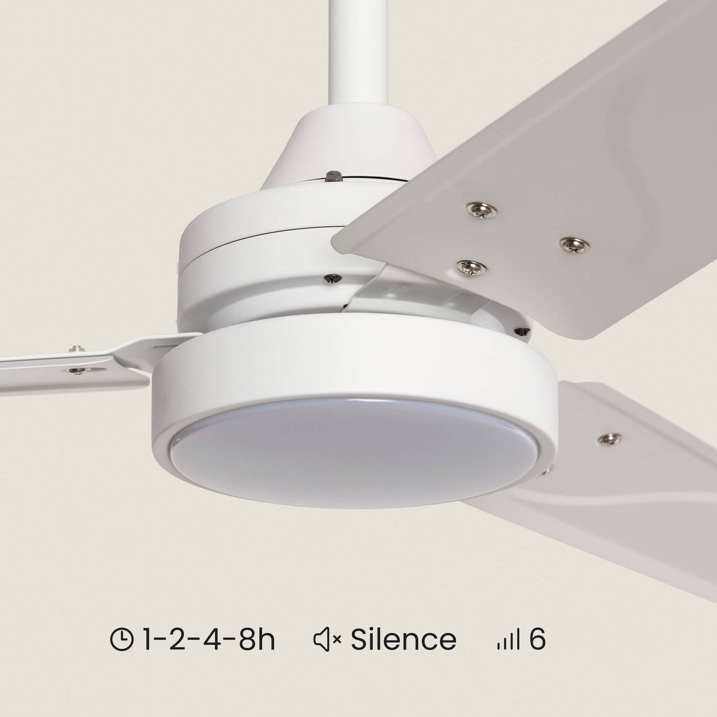 Ventilador de Techo Silencioso Vacker 105cm Motor DC para Exterior