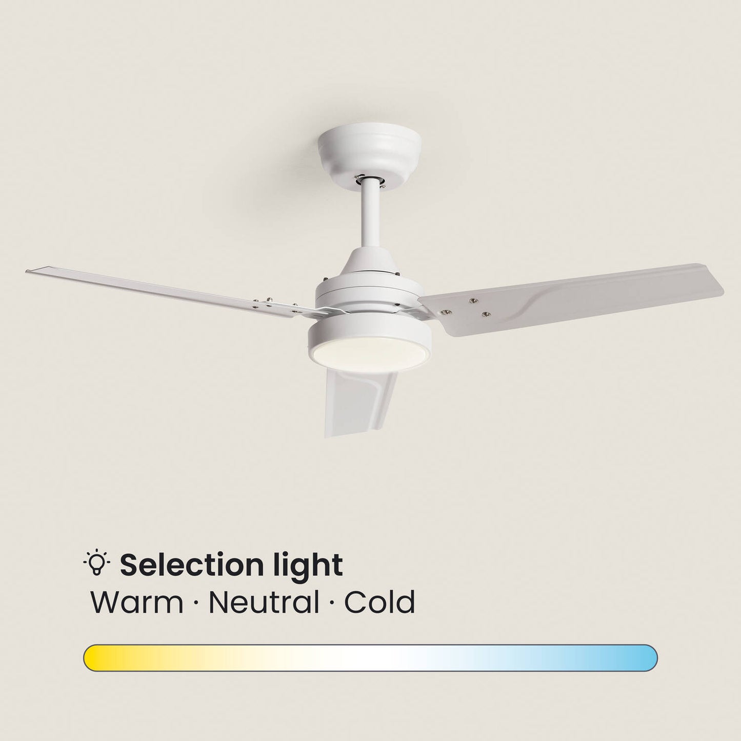 Ventilador de Techo Silencioso Vacker 105cm Motor DC para Exterior