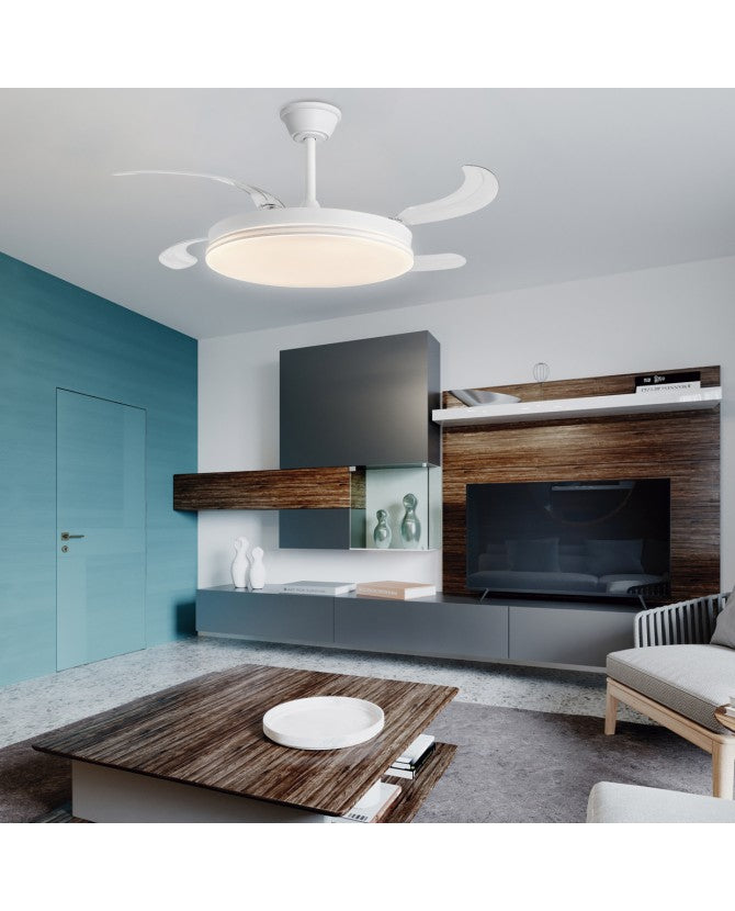 Ventilador de techo LED ECOS Blanco 50cm