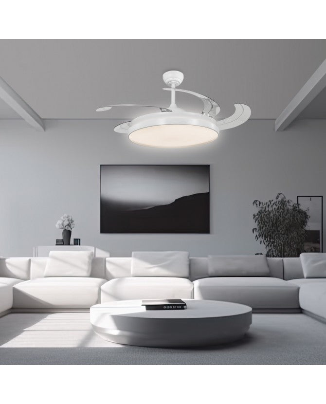 Ventilador de Techo LED HENRY XXL Blanco Ø60cm